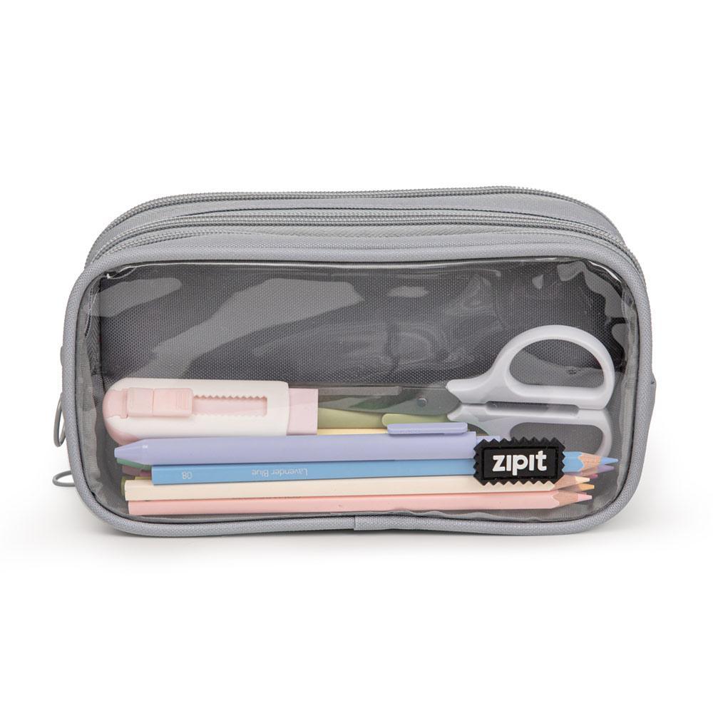 Half & Half Pencil Case Pencil/Storage Box ZIPIT