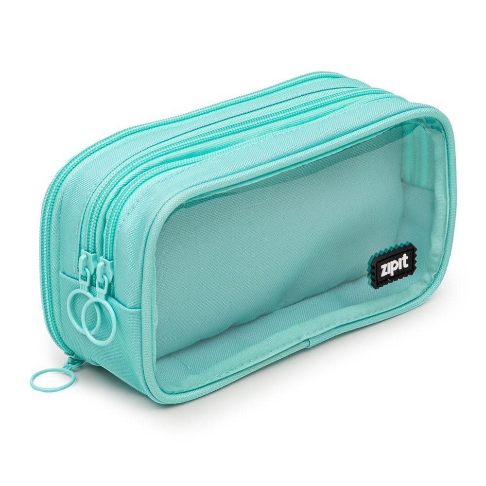 Half & Half Pencil Case Pencil/Storage Box ZIPIT