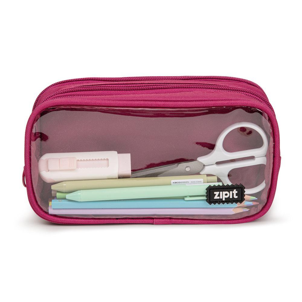 Half & Half Pencil Case Pencil/Storage Box ZIPIT